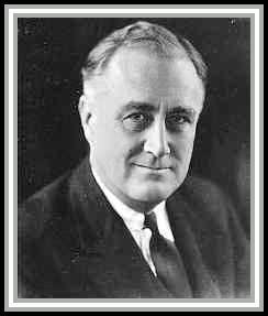 photograph of President Franklin Delano Roosevelt 