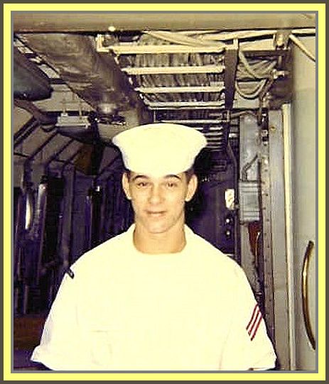 photograph of Waiting for liberty aboard ship 1965